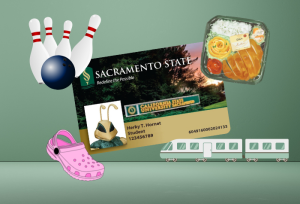 Hornets can take advantage of unique discounts offered to students. The university’s OneCard and email are the keys to unlocking these deals. (Created in Canva by Chris Woodard)
