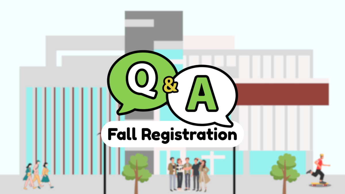 Fall registration is opening up next week for continuing students Thursday, April 17, 2025. The whole registration process is done online through the Sac State Student Center. (Graphic made in Canva)